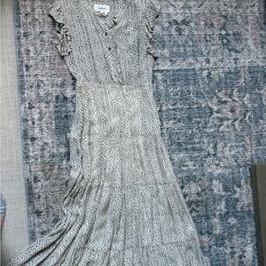 ba&sh Black and White Maxi Dress